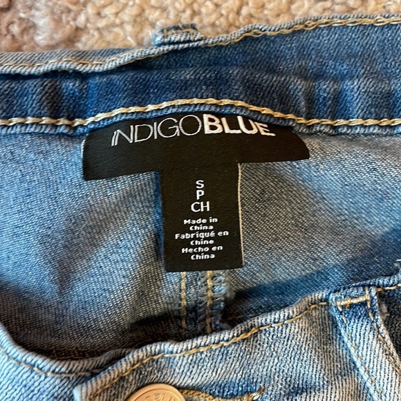 Indigo Blue Skinny Maternity Jeans - Picture 4 of 12